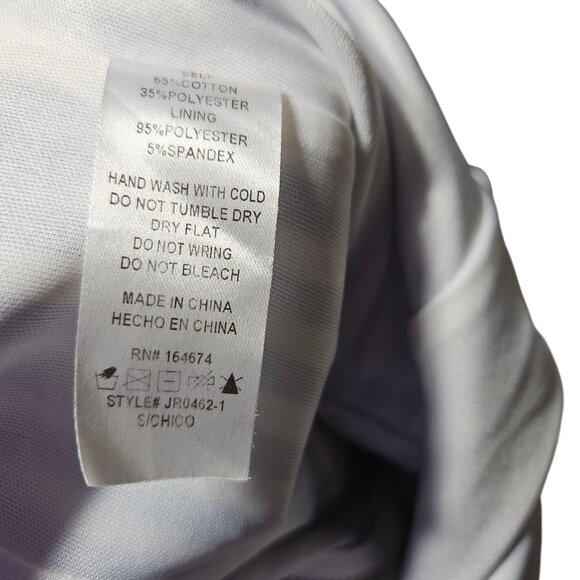 Blue & White Striped Off-Shoulder Dress With Ruffle Detail & Belt Windsor - Picture 6 of 6